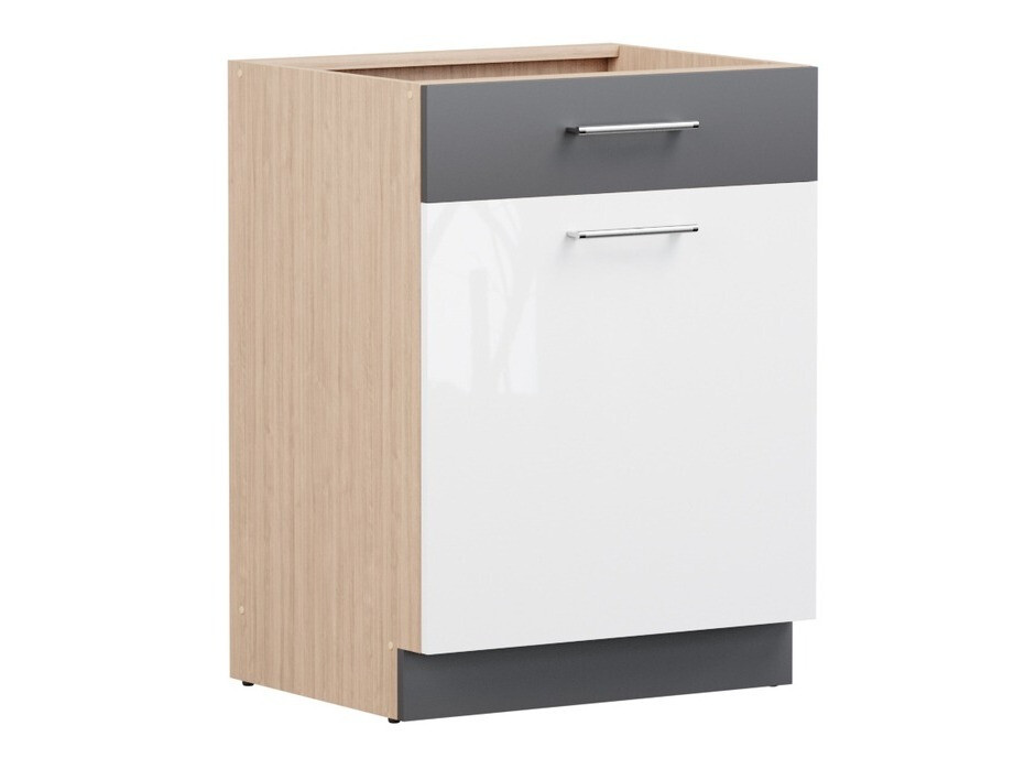 Modularna omarica s predalom in vrati Mode White 113