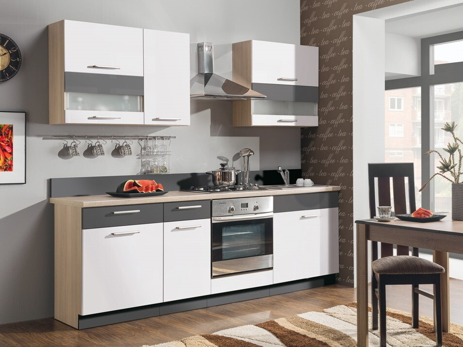 Modularna omarica s predalom in vrati Mode White 113