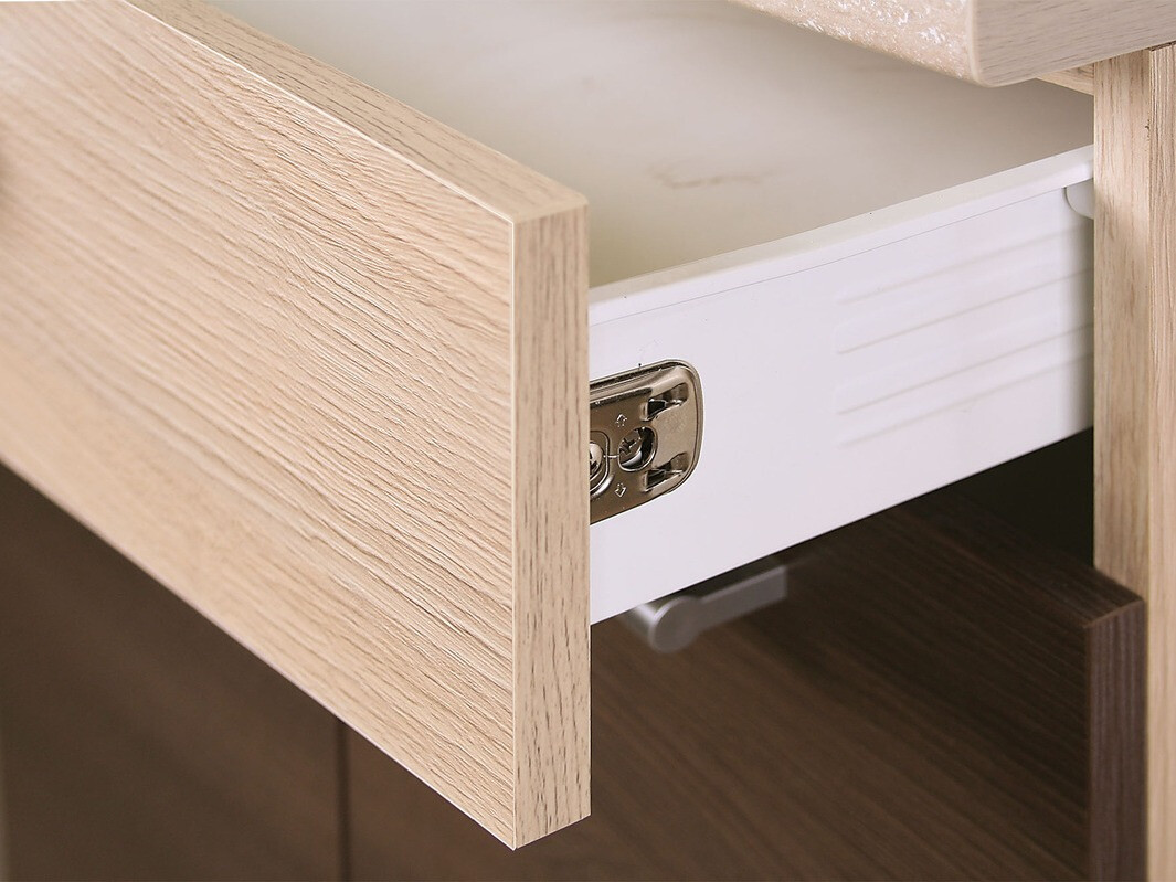 Modularna omarica s predalom in vrati Mode White 113