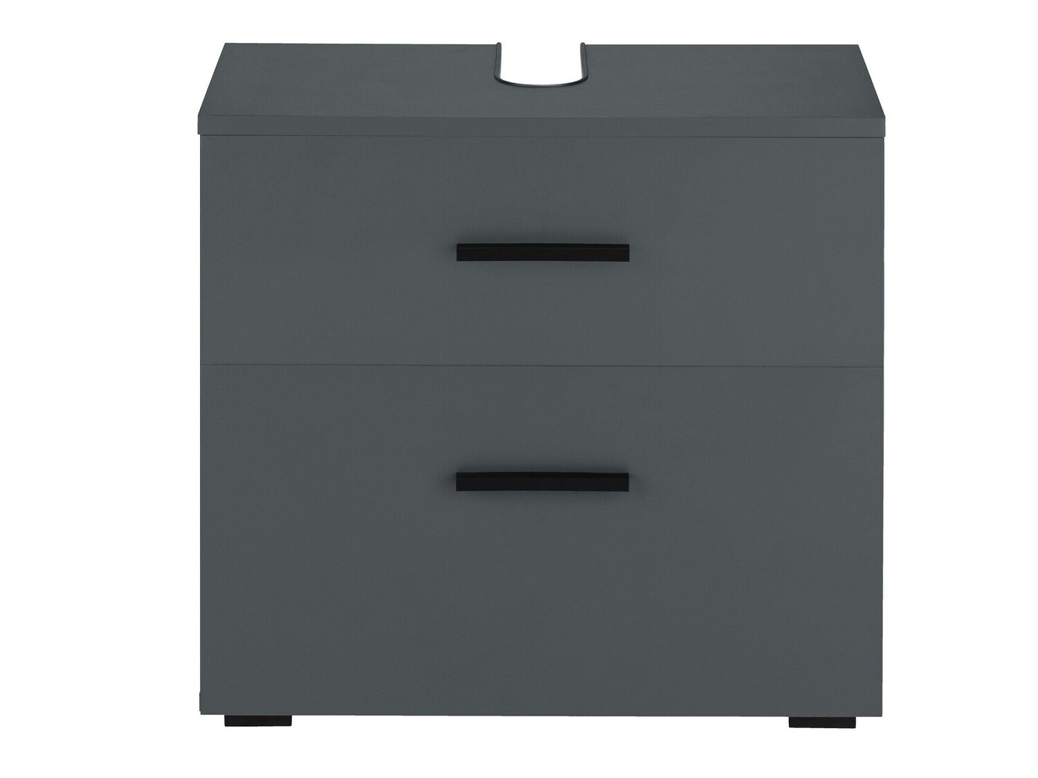 Prostostoječa kopalniška omarica za umivalnik Larlori 100 (Antracit)