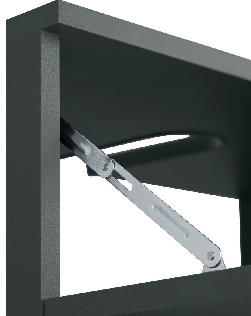 Prostostoječa kopalniška omarica za umivalnik Larlori 100 (Antracit)