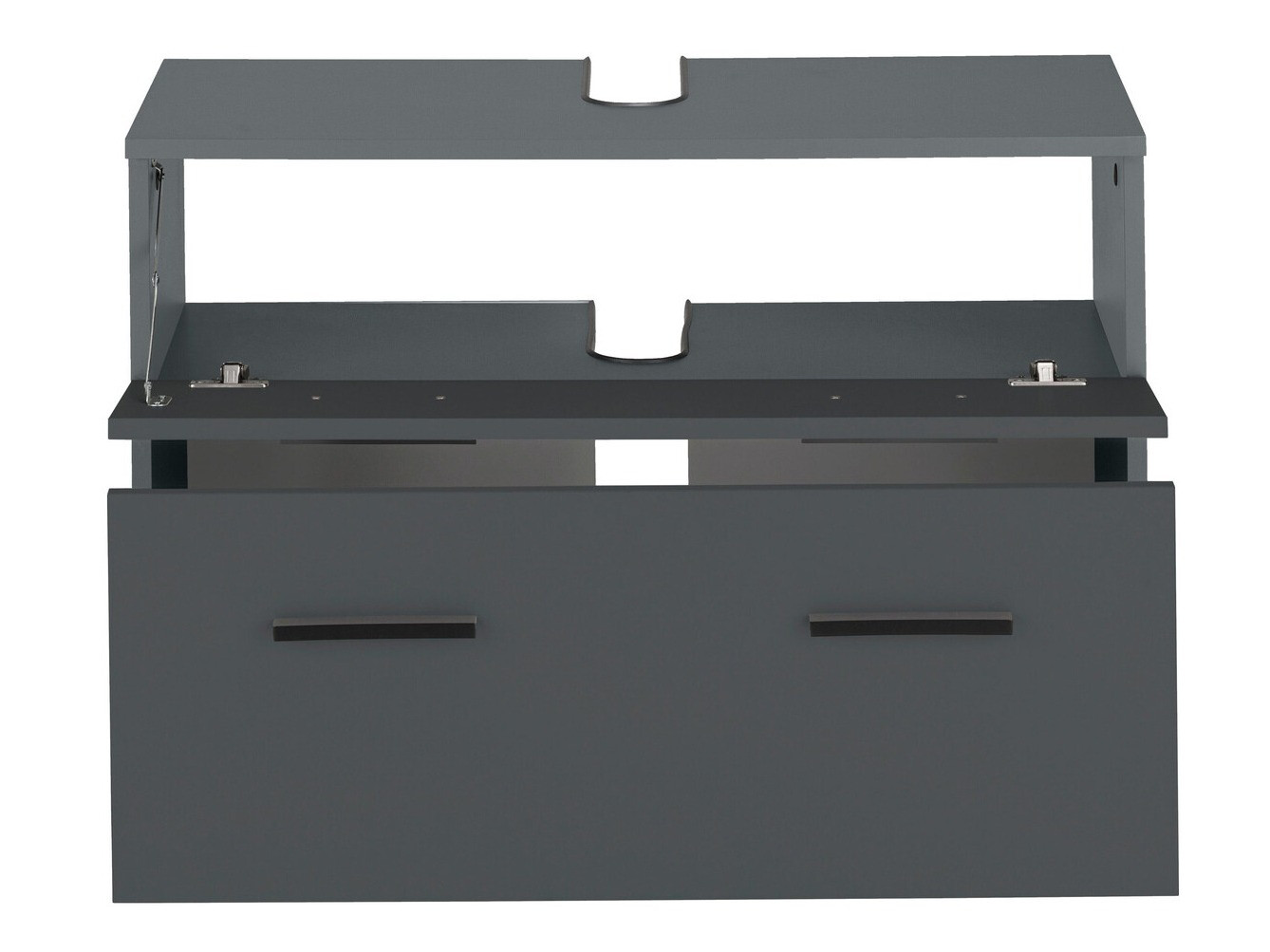 Prostostoječa kopalniška omarica za umivalnik Larlori 101 (Antracit)