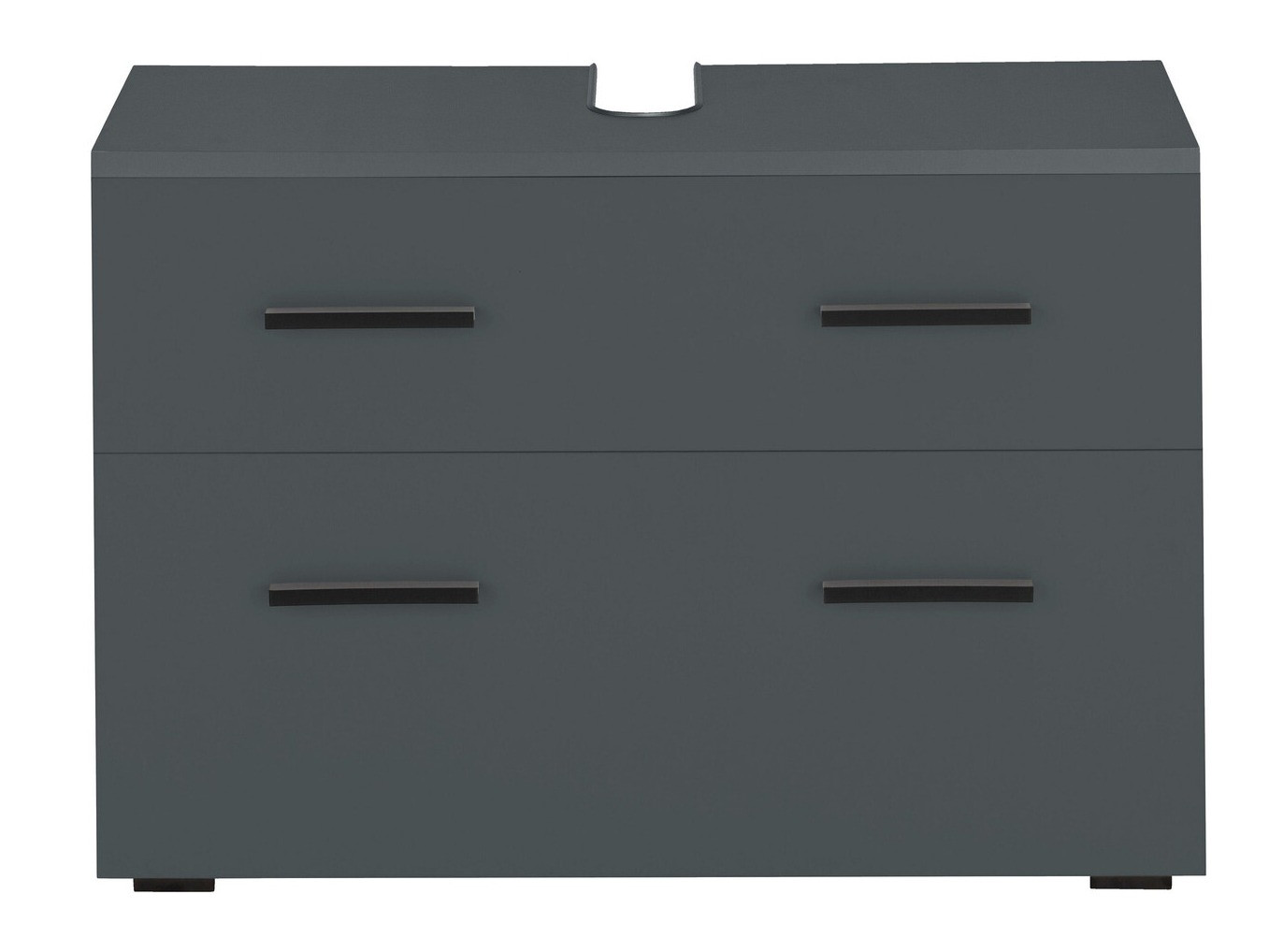 Prostostoječa kopalniška omarica za umivalnik Larlori 101 (Antracit)