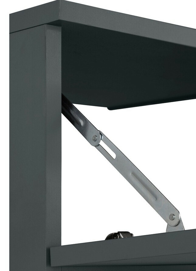 Prostostoječa kopalniška omarica za umivalnik Larlori 101 (Antracit)