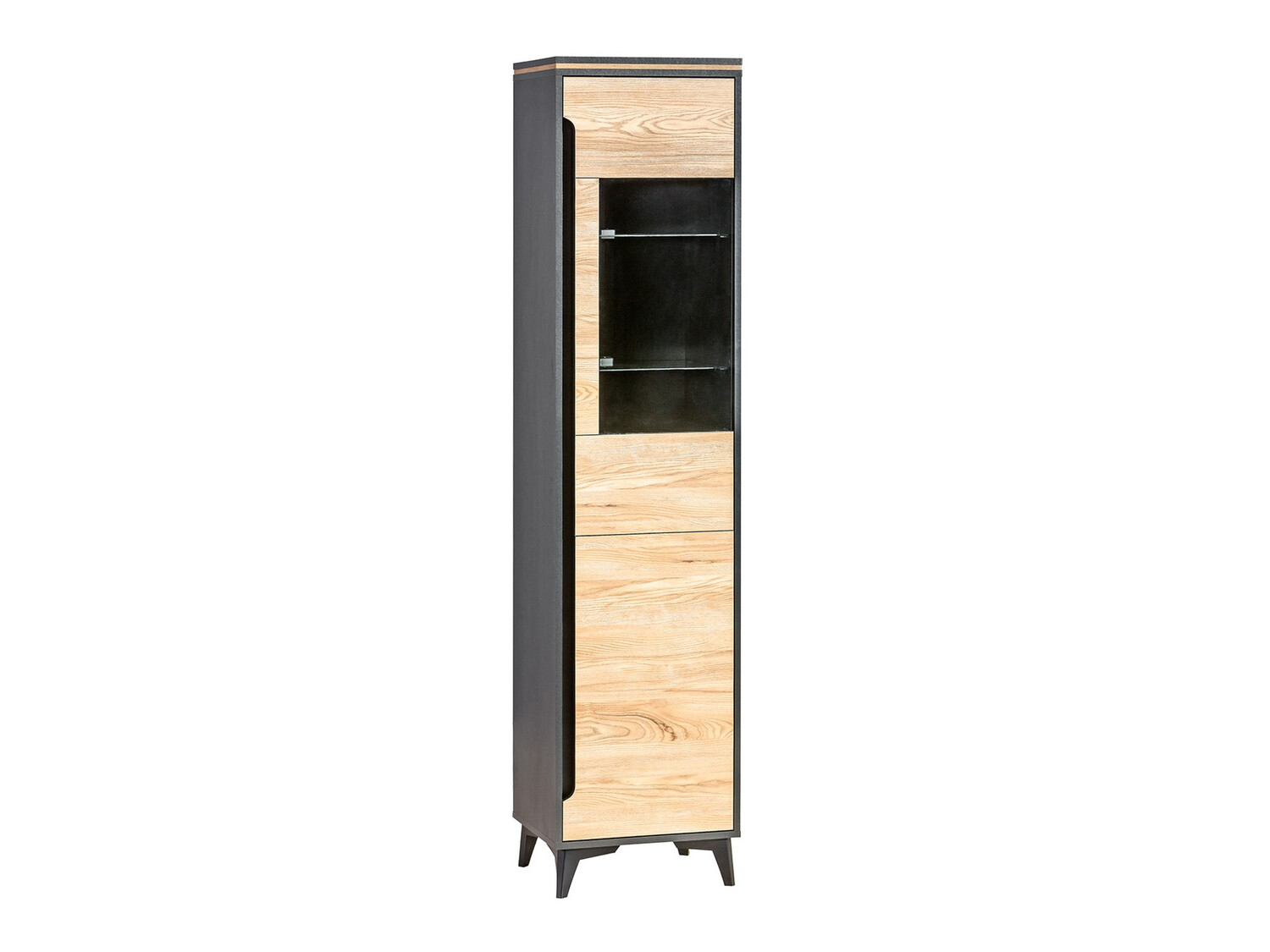 Dnevni prostor Ogden H112 (Temno siva + Svetel les)