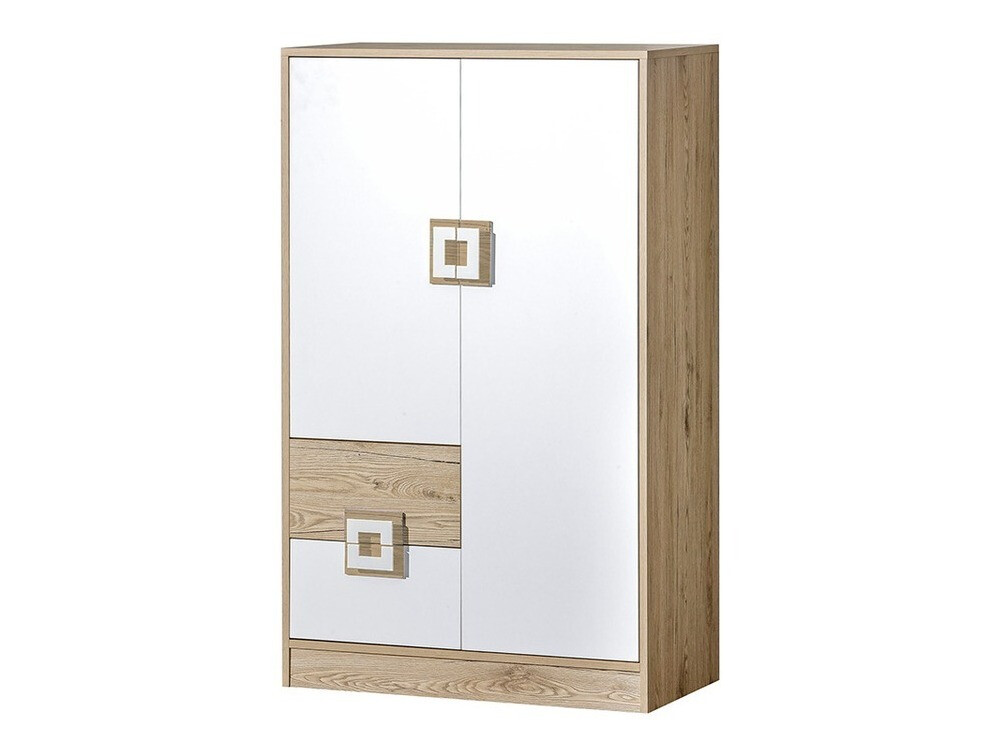 Komoda Balvire 108 (Lahki hrast + Bela)