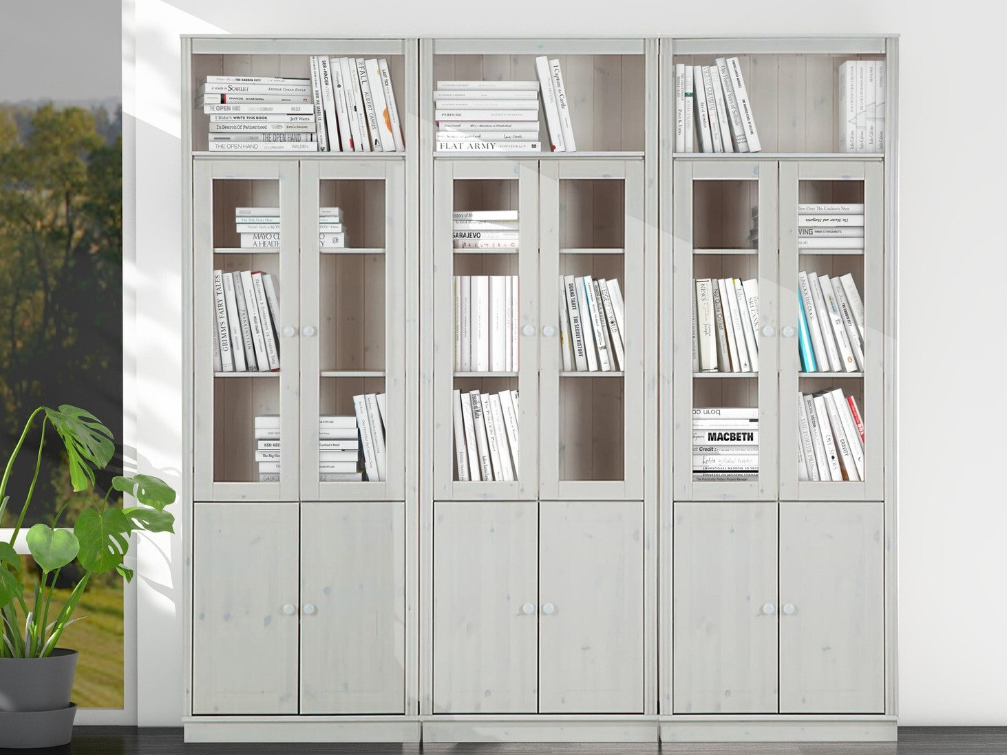 Komplet polic Saltoro 114 (Siva)