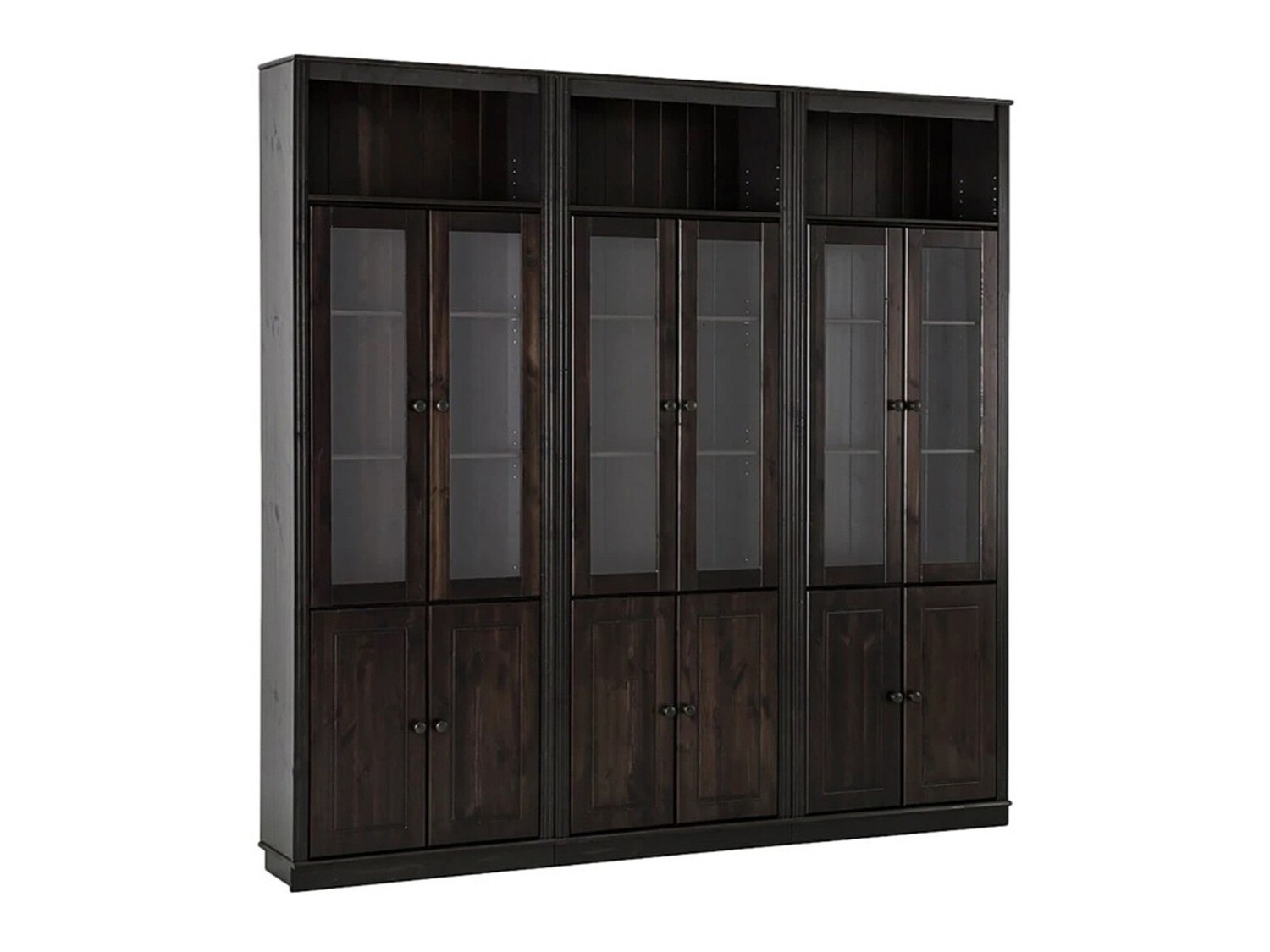 Komplet polic Saltoro 114 (Temno rjava)