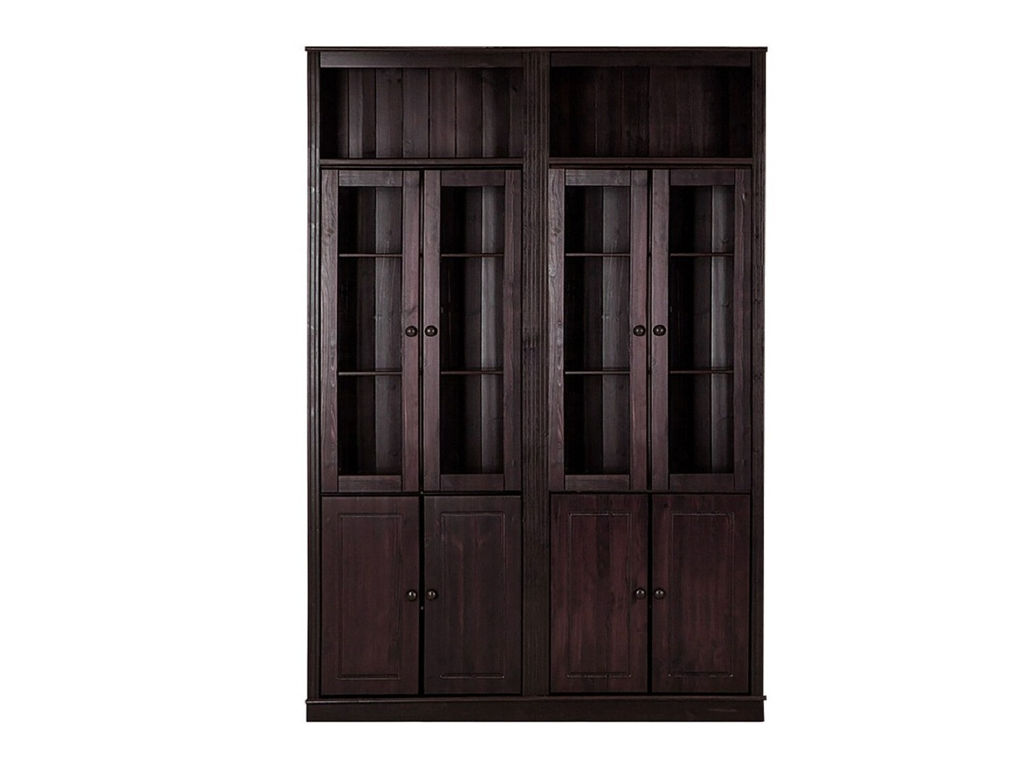 Komplet polic Saltoro 119 (Temno rjava)