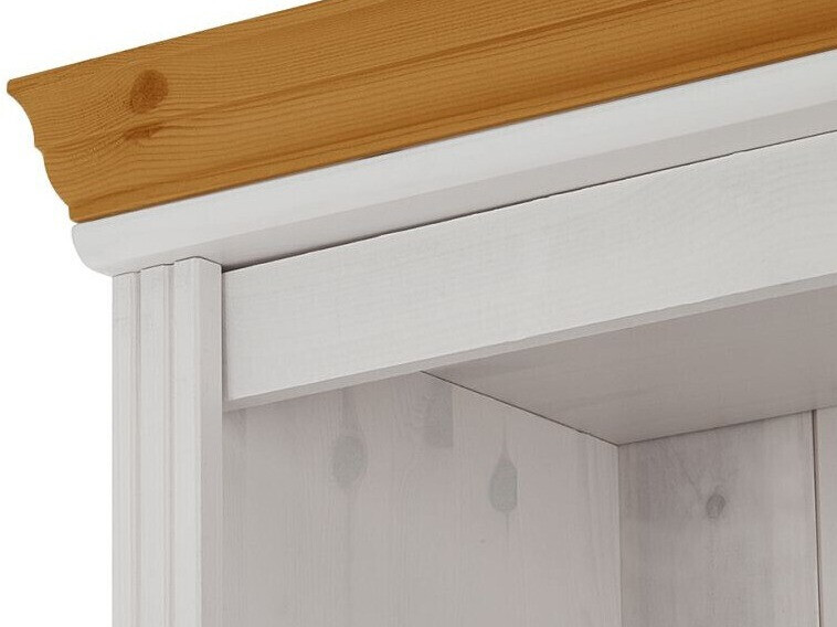 Komplet polic Saltoro 120 (Bela + Medeni hrast)