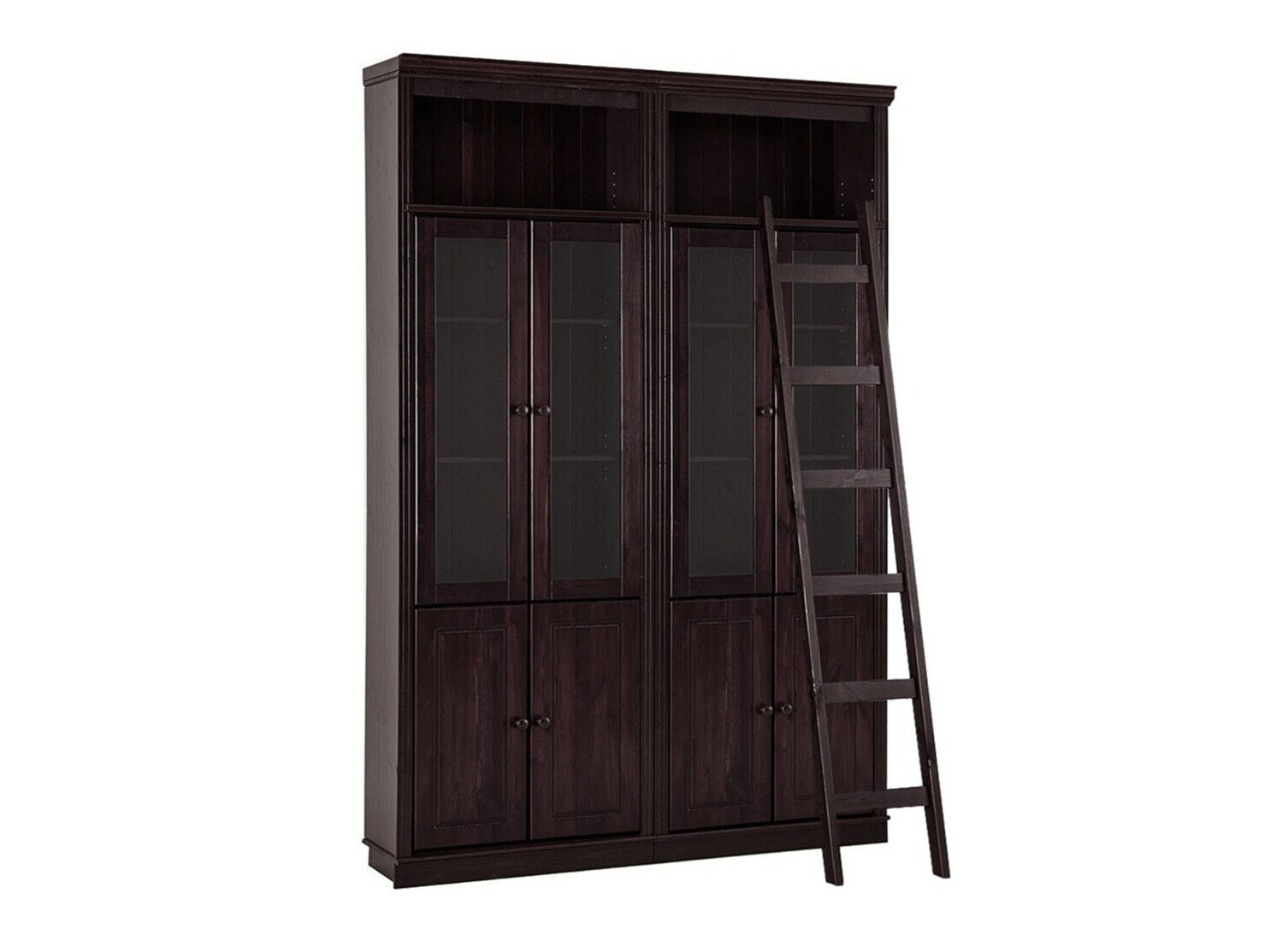 Komplet polic Saltoro 120 (Temno rjava)