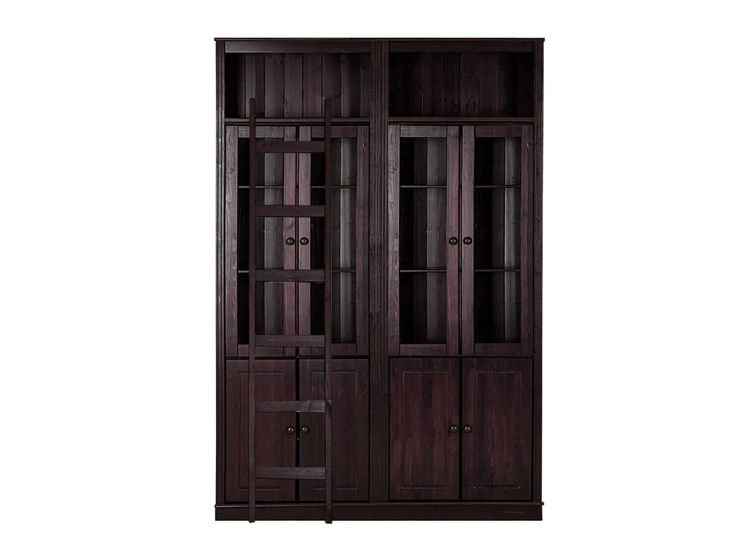 Komplet polic Saltoro 120 (Temno rjava)