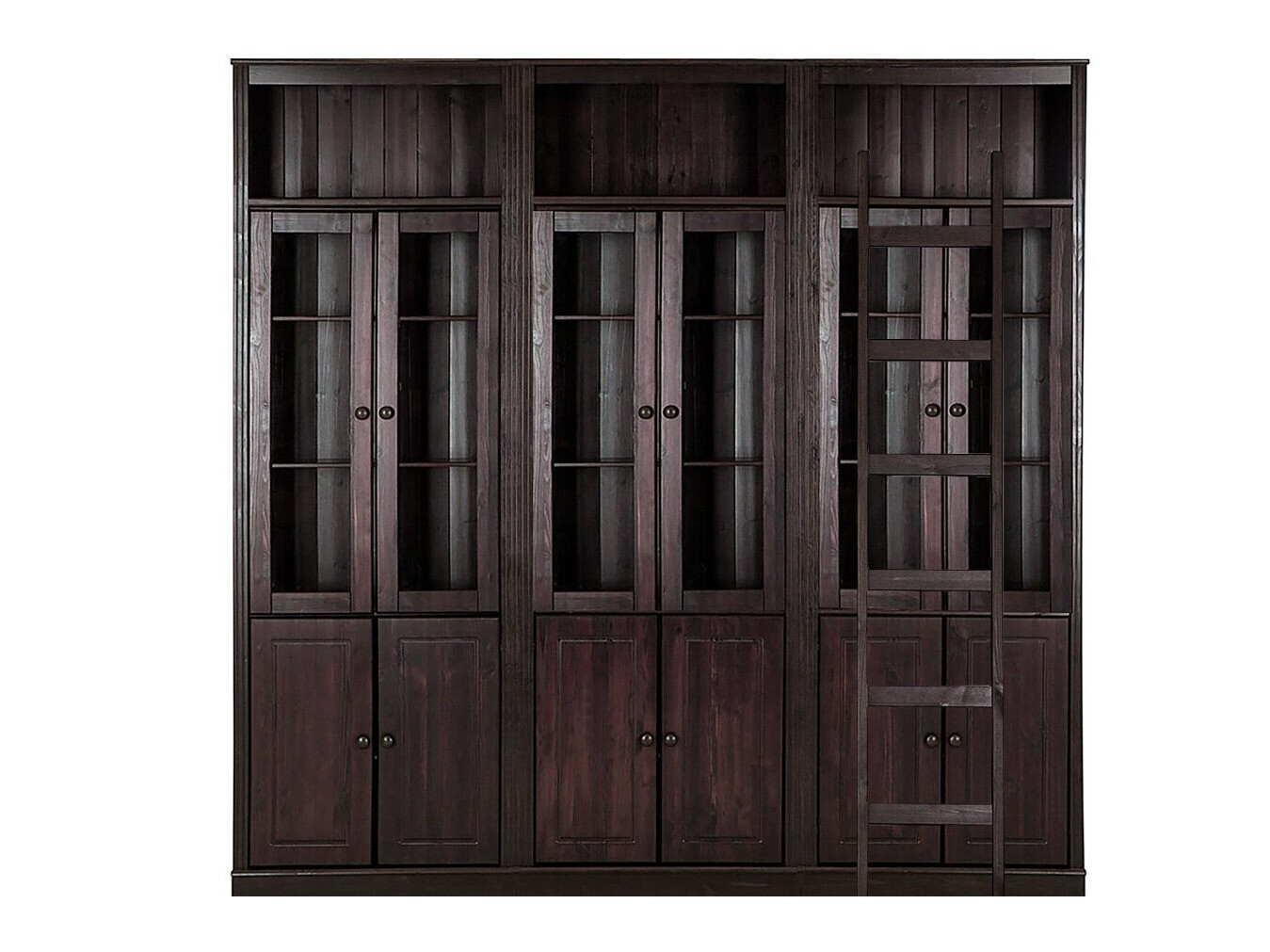 Komplet polic Saltoro 130 (Temno rjava)