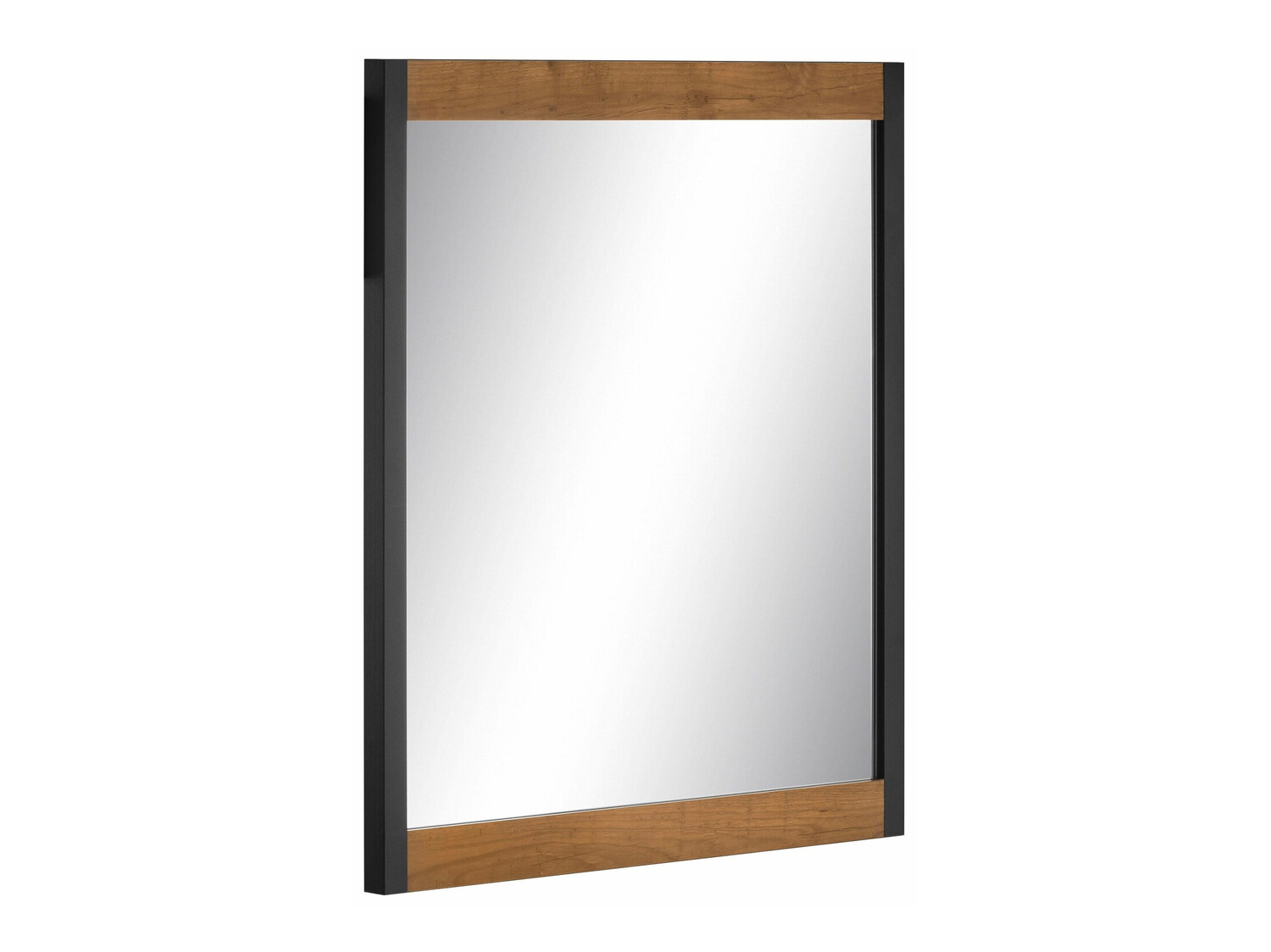 Ogledalo Larnovo 114 (Temen hrast + Črna)