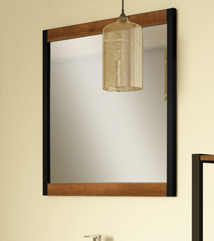 Ogledalo Larnovo 114 (Temen hrast + Črna)