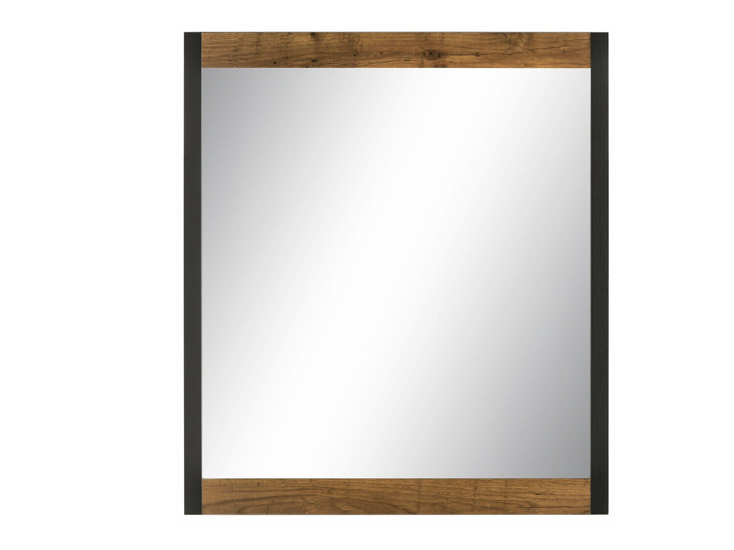 Ogledalo Larnovo 114 (Temen hrast + Črna)