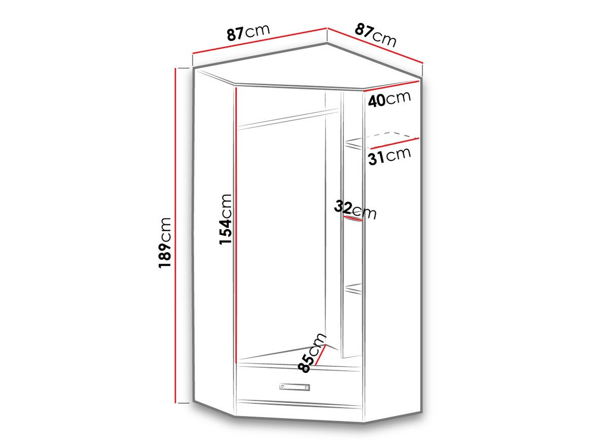 Kotna omara Lorlare 112 (Bela + Turkizna)