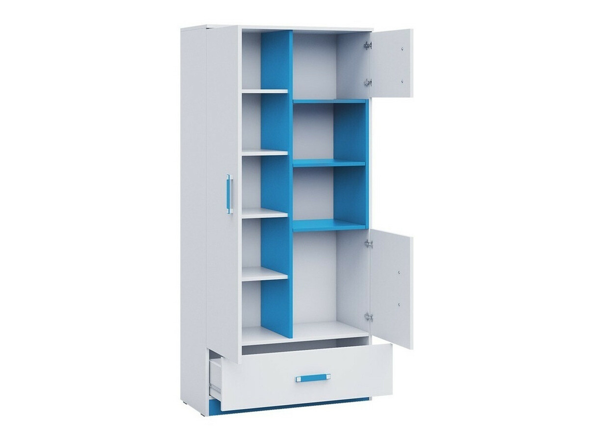 Komplet pohištva za otroško sobo Lorlare 119 (Bela + Siva)