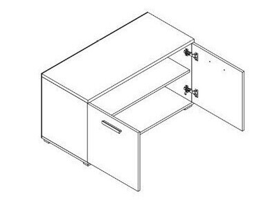 Komplet za predsobo Torsalo 104 (Sonoma hrast)