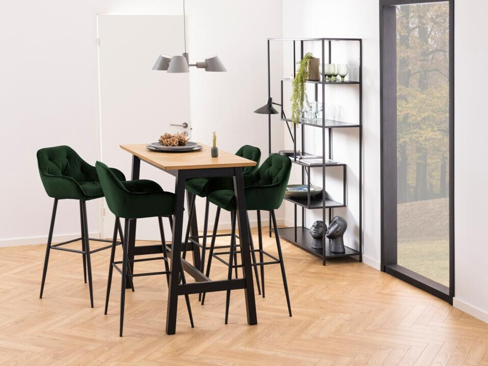 Barski stol Norsica 474 (Zelena + Črna)