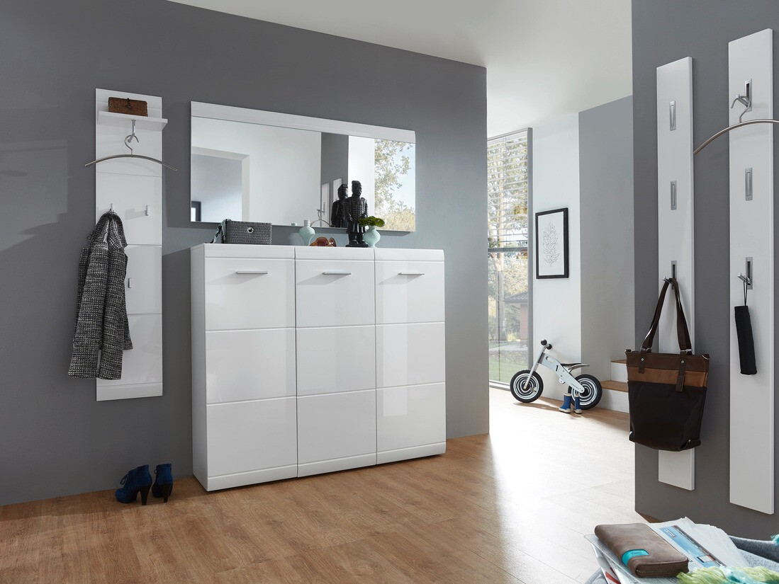 Obešalnik Livromu 104 (Sijaj bela)