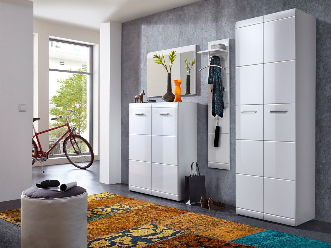 Obešalnik Livromu 104 (Sijaj bela)