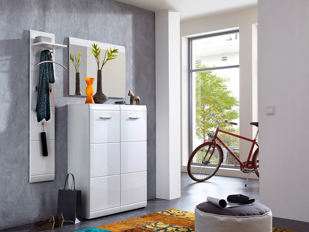 Obešalnik Livromu 104 (Sijaj bela)