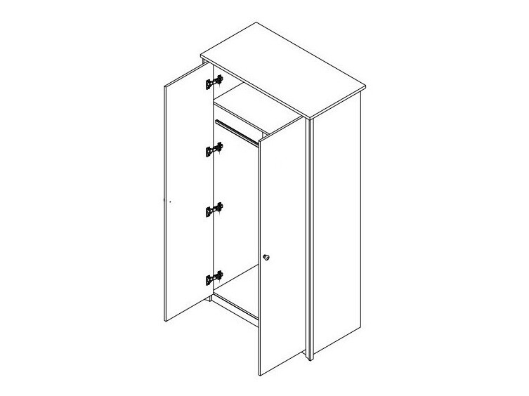 Garderobna omara Elialo 111 (Sonoma hrast)