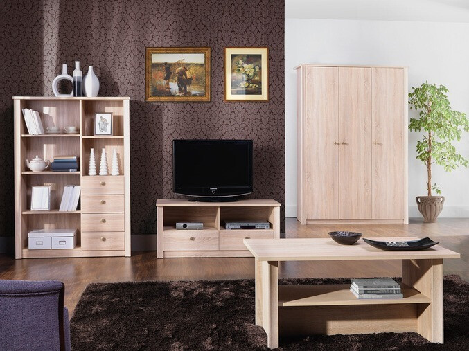 Klubska mizica Elialo 103 (Sonoma hrast)