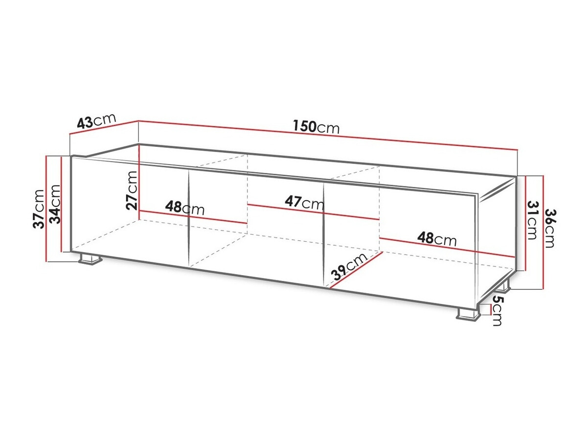 TV-omarica Tivdalu 103 (Zlati hrast)