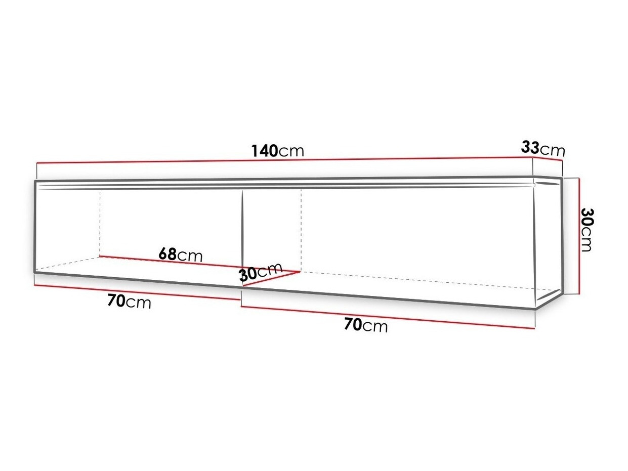 TV-omarica Scientia (Bela + Sijaj bela)