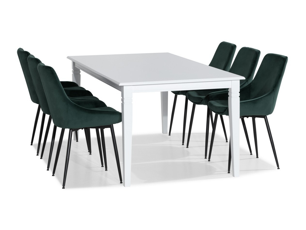 Jedilniški komplet Scandinavian Choice 770 (Zelena + Črna)