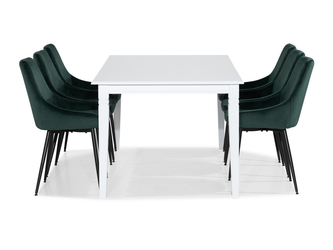 Jedilniški komplet Scandinavian Choice 770 (Zelena + Črna)