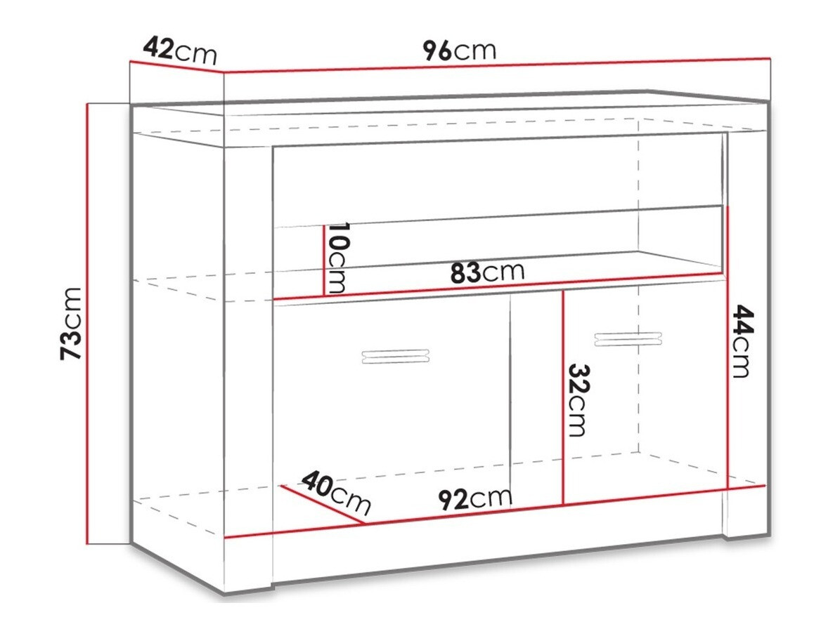 TV-omarica Serfeno 107 (Craft bela)