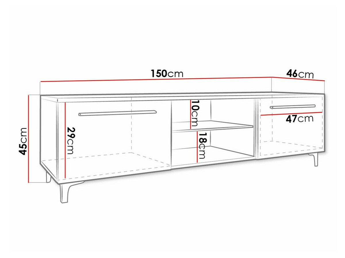TV-omarica Uva V (Bela + Sijaj bela)