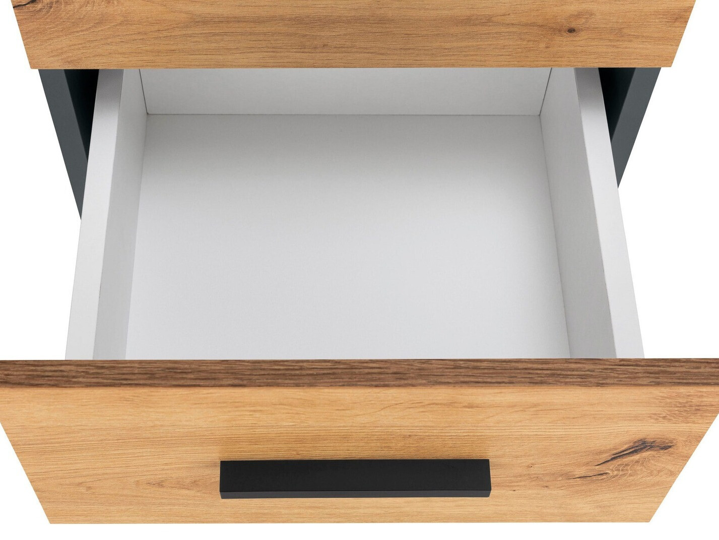 Prostostoječa Kopalniška omarica Larlori 102 (Antracit + Hrast)