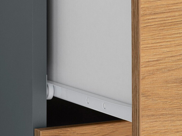 Prostostoječa Kopalniška omarica Larlori 102 (Antracit + Hrast)