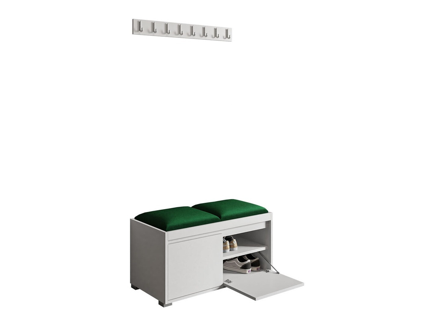 Komplet za predsobo Comfivo Pinus I (Bela + Manila 35)