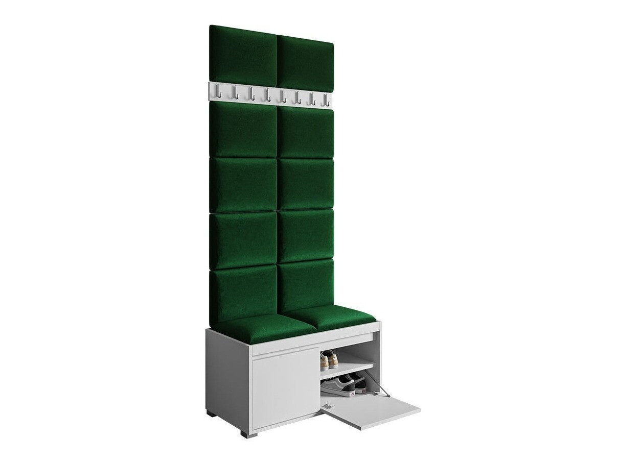 Komplet za predsobo Comfivo Pinus IV (Bela + Manila 35)