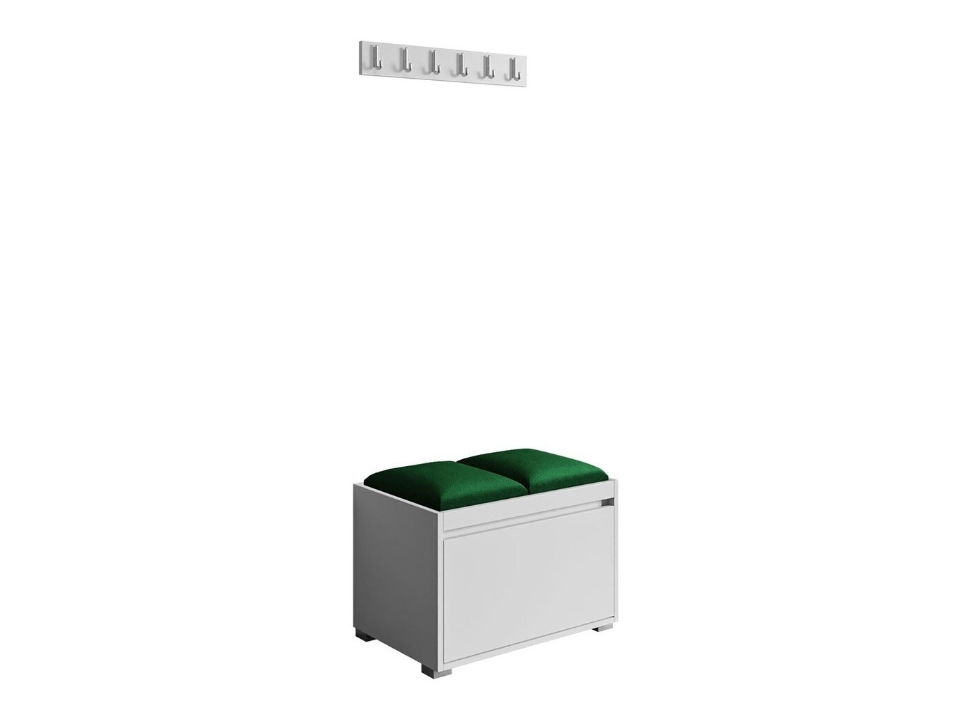 Komplet za predsobo Comfivo Pinus VI (Bela + Manila 35)