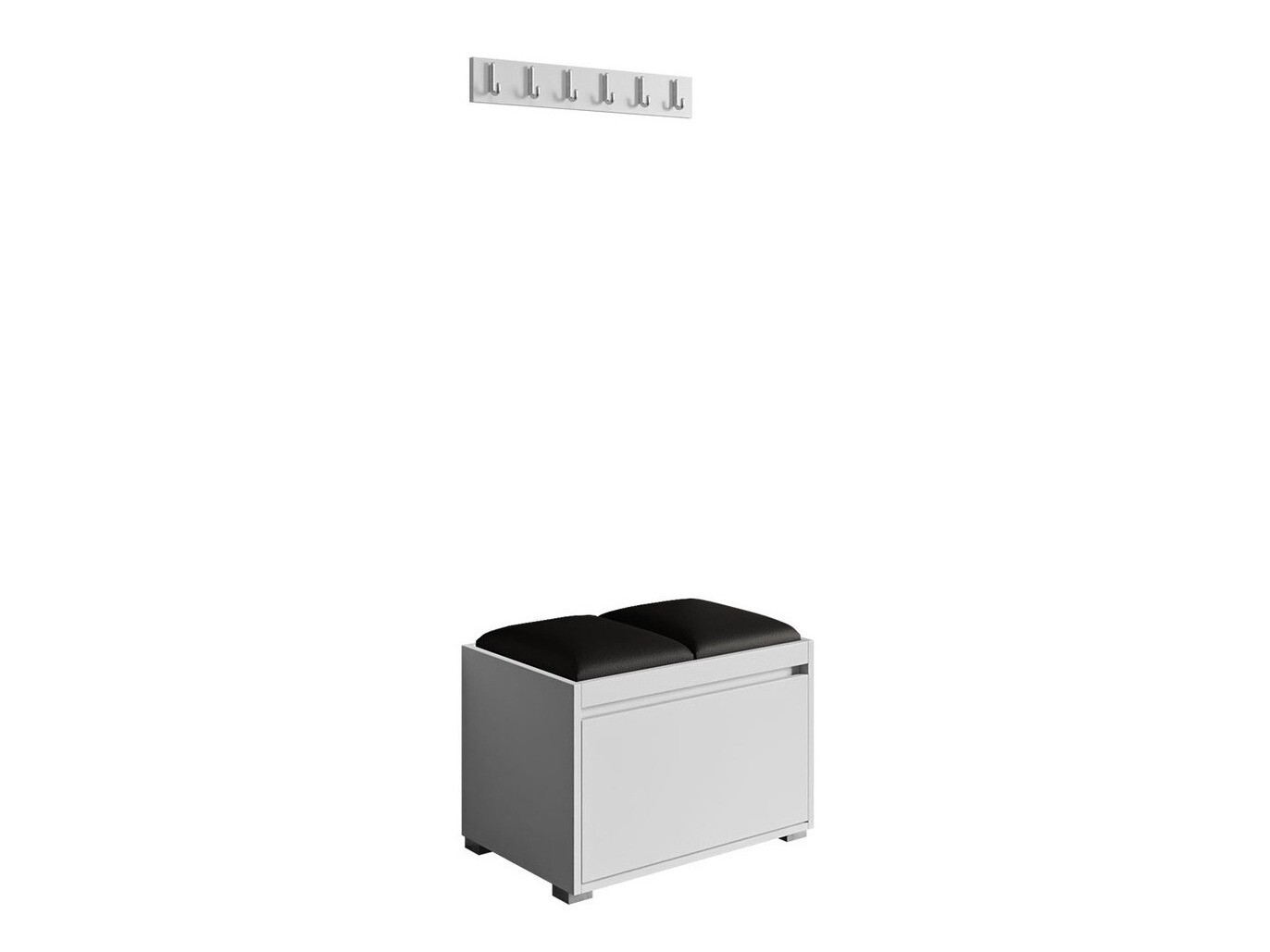 Komplet za predsobo Comfivo Pinus VI (Bela + Soft 011)