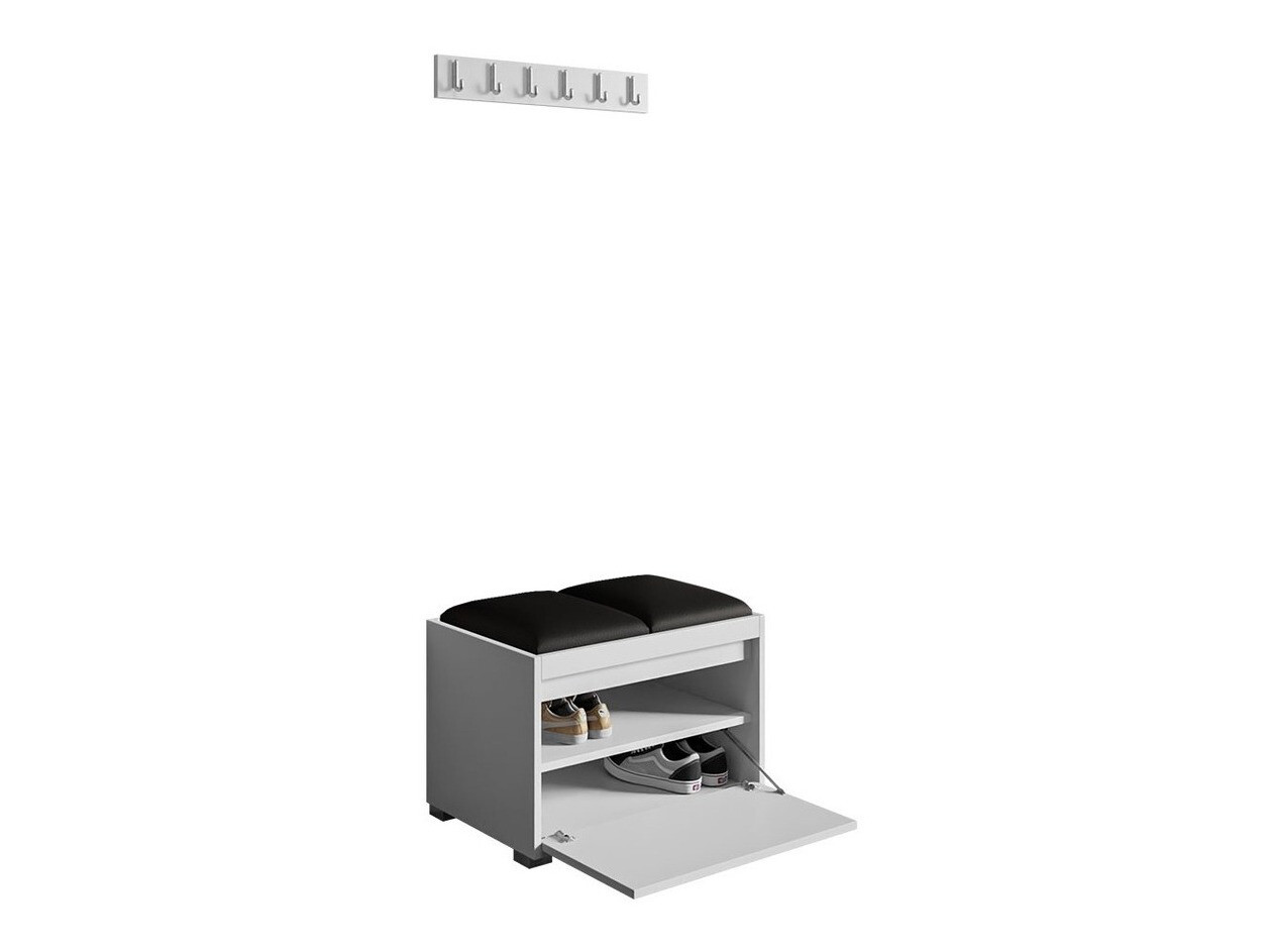Komplet za predsobo Comfivo Pinus VI (Bela + Soft 011)
