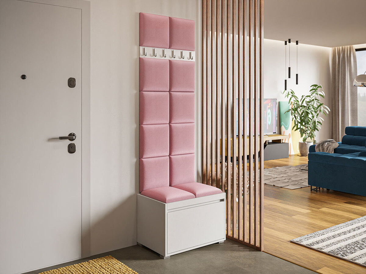 Komplet za predsobo Comfivo Pinus VII (Bela + Manila 09)