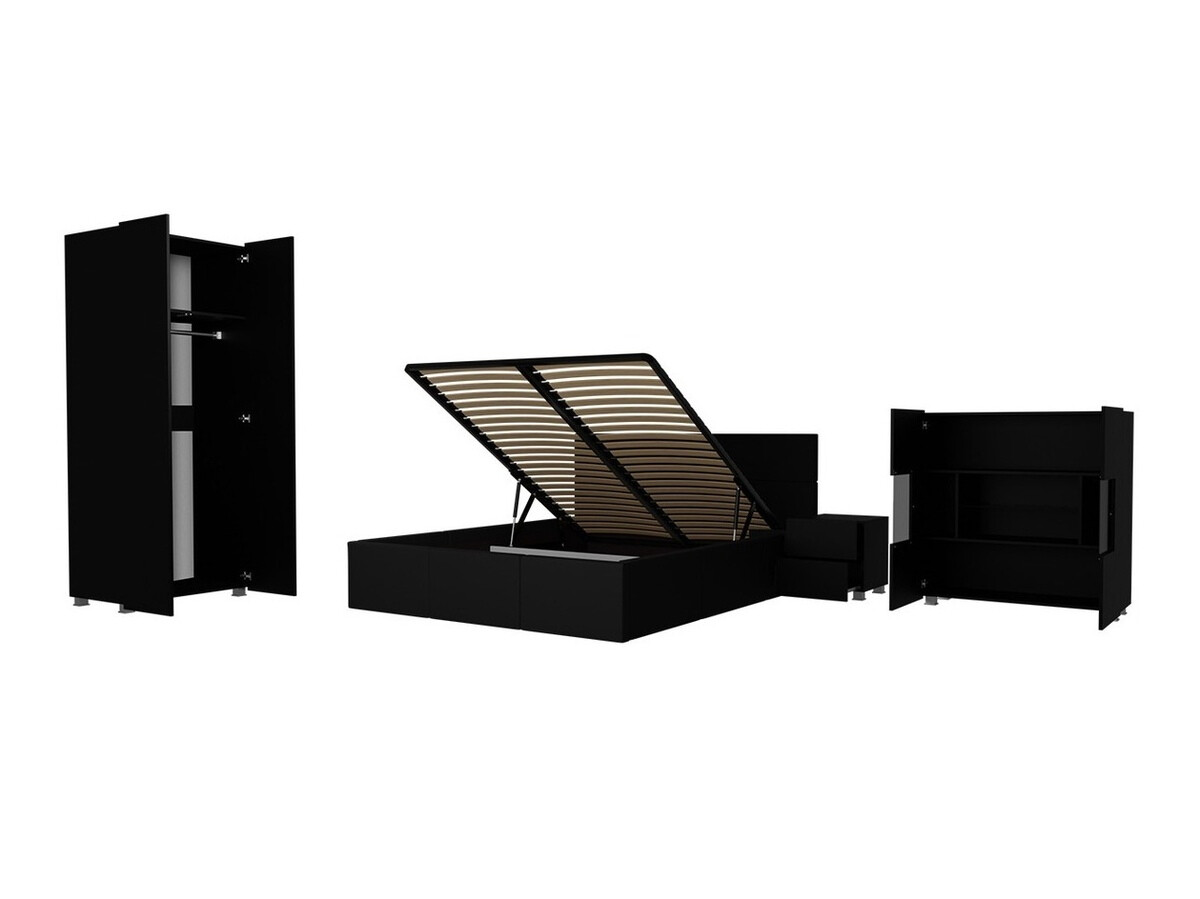 Komplet pohištva za spalnico Tivdalu 130 (Eko usnje Soft 020)