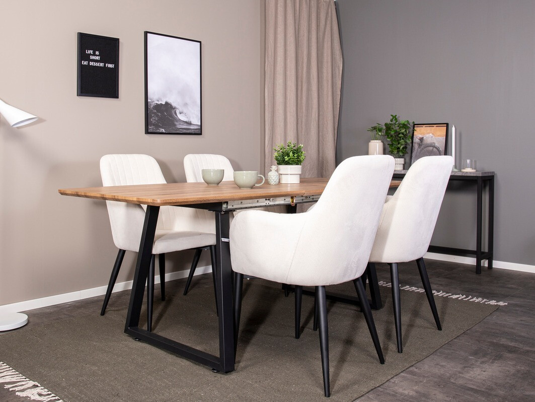 Stol Dallas 155 (Bež + Črna)