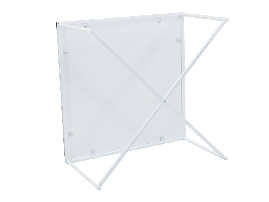 Klubska mizica Riverton 381 (Črni marmor + Bela)