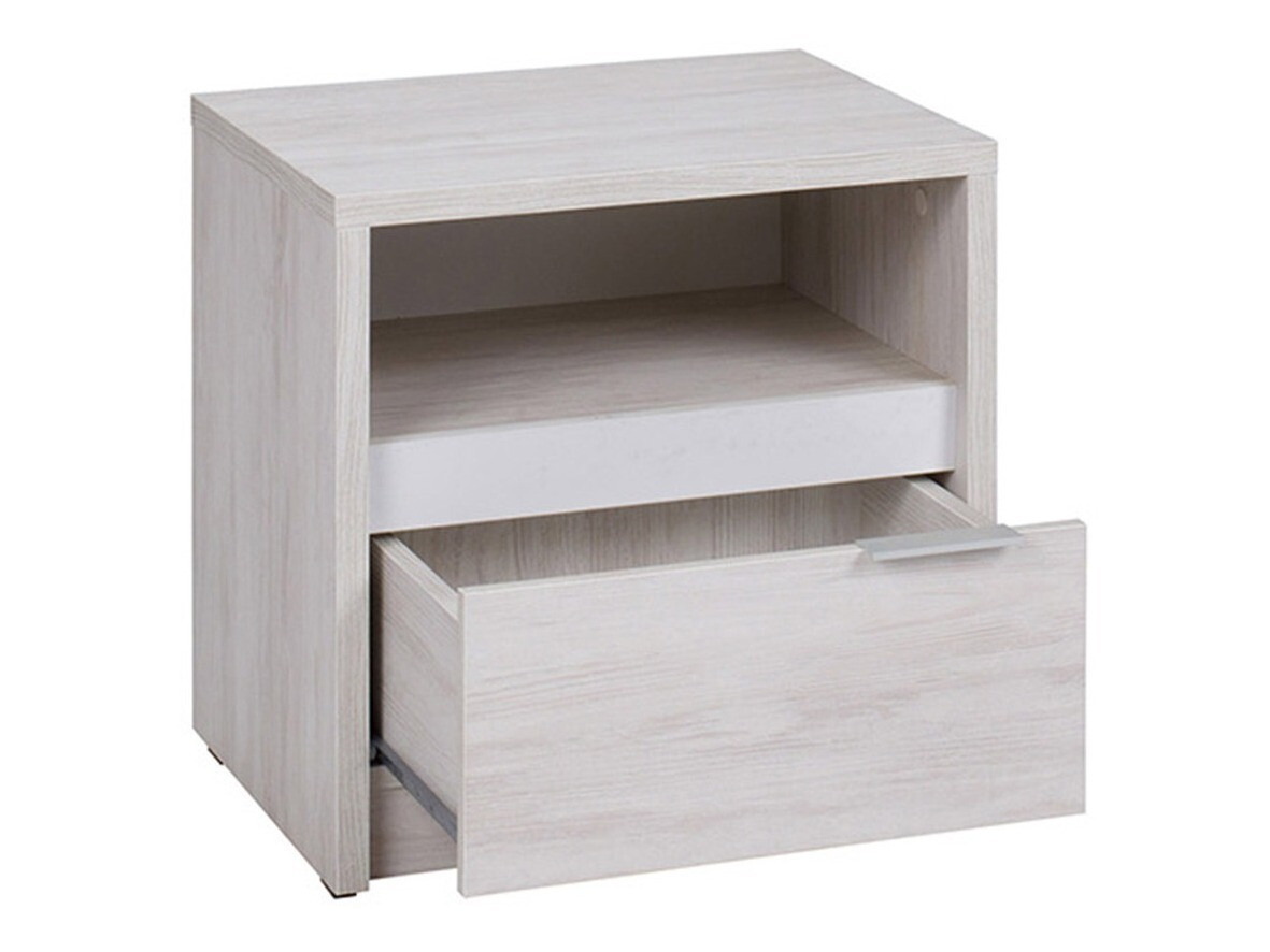 Komplet spalnic Fivelbo 120 (Monastery hrast + Sijaj črna)