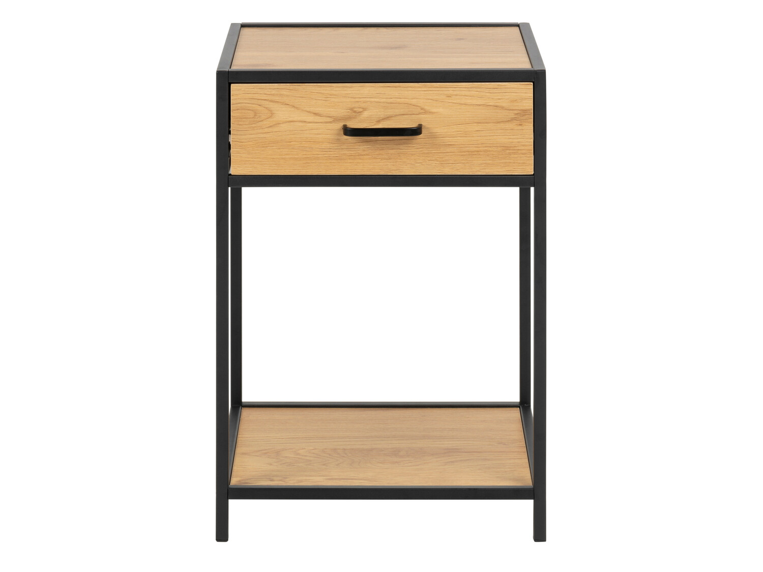 Nočna omarica Norsica Sevferi 128 (Divji hrast + Črna)