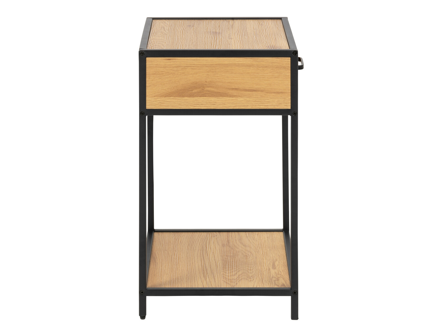 Nočna omarica Norsica Sevferi 128 (Divji hrast + Črna)