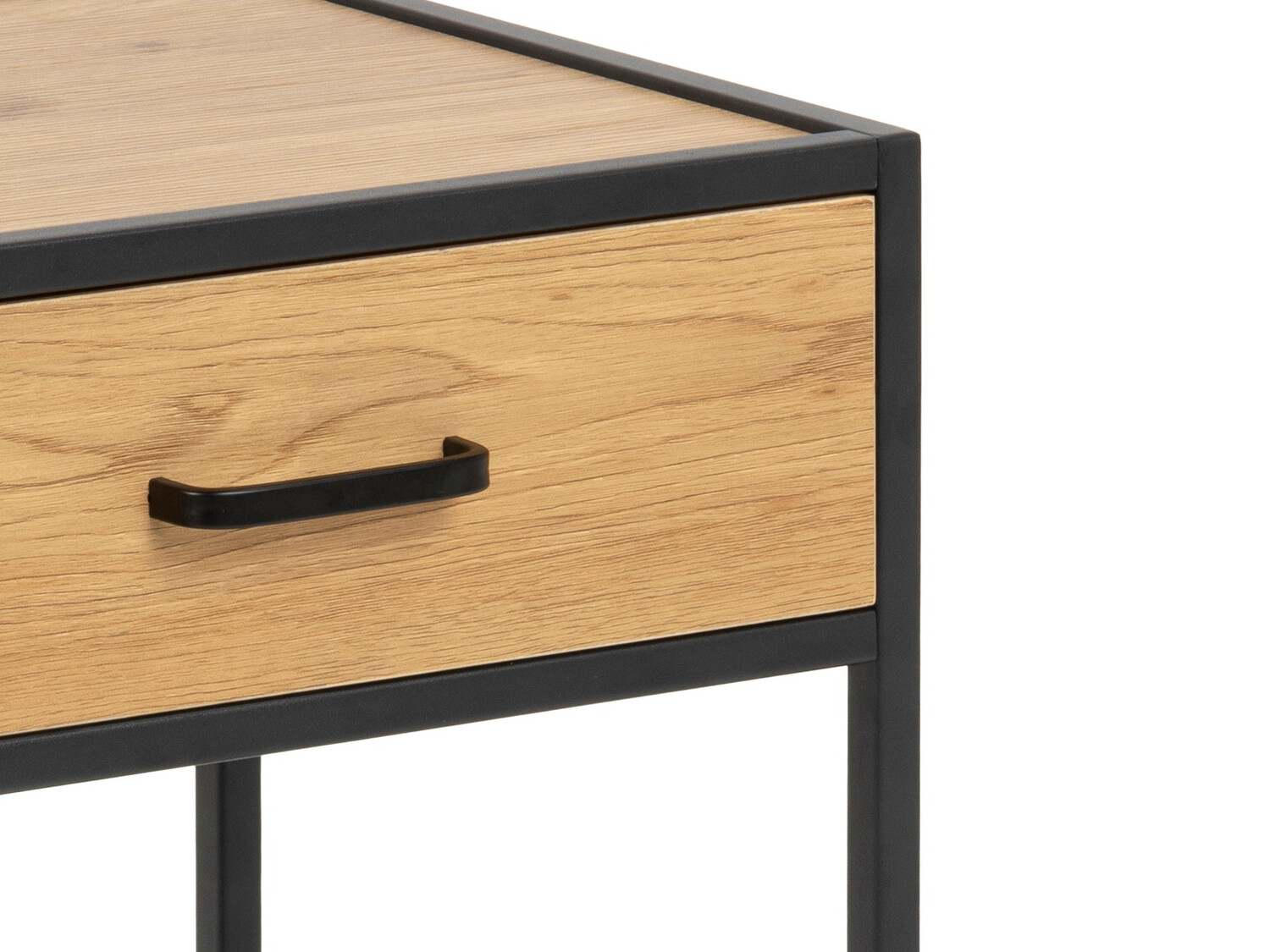 Nočna omarica Norsica Sevferi 128 (Divji hrast + Črna)